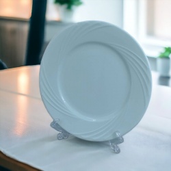 керамична чиния, светлосиня 21 см.