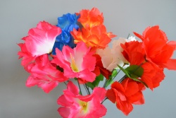 ИЗКУСТВЕНО цвете 32 см. 5 цвята, мак (4 бр. в стек)(Промоция- при покупка над 40 бр. базова цена 0,60 лв.)