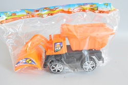 ДЕТСКА играчка, трактор с натоварено ремарке от пластмаса в P.V.C. опаковка  28х9х11 см. (Промоция- при покупка над 6 бр. базова цена 4,80 лв.) 0488-4