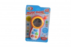 детска играчка от пластмаса, телефонче с огледалце, подходящо за бебе или мало дете 14х7 см.