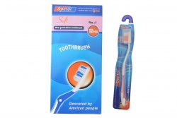 дентална хигиена, четки за зъби с капаче Doctor soft (12 бр. в стек)