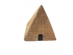 сувенир от полеризин, пирамида 6х6х6 см. HS200