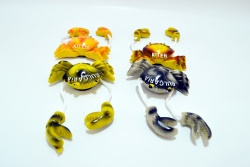 сувенир MDF морски дизайн, риба, цветна с надпис Китен 27,5х9,1 см.