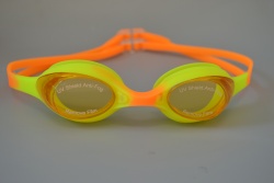 плувни очила, силикон цветни, здраво прелепващи 13 см. (12 бр. в кашонче)