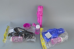 ДЕТСКА играчка от пластмаса, пистолет за много сапунени балони 19 см. 3 цвята (Промоция- при покупка на кашон 120 бр. базова цена 3,99 лв.)
