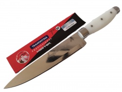 домакински нож Tramontina бяла дръжка 7 инча 28 см.(12 бр. в стек)