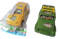 детска играчка от пластмаса, фрикшън, трактор, вози животно 29х11х10,5 см. ТР