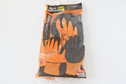 работни ръкавици, оранжеви 10 размер 90 гр. (12 бр. в стек)