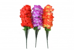 ИЗКУСТВЕНО цвете, букет слънчоглед 3 цвята, висок 90 см. 1 пита 17 см. 2х15 см. (Промоция- при покупка над 10 бр. базова цена 3,99 лв.)