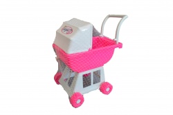 детска играчка, автовоз, ръзгаваем с 3 колички, голям 44х15х7,5 см. ТР