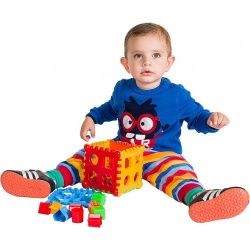 детска играчка ЕВА букви и цифри 3 листа 21.5х16 см.