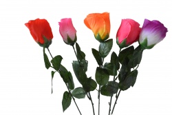 ИЗКУСТВЕН0 цвете, роза, единична 29 см. (20 бр. в стек, 6000 бр. в кашон)(Промоция- при покупка над 200 бр. базова цена 0,115 лв. а на кашон 6000 бр. 0,105 лв.)
