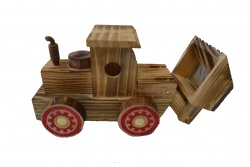 дървена играчка, багер 22х9 см.