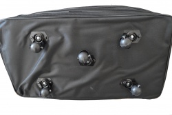 табелка за куфар, силикон 6,5х10,5 см. 4 цвята