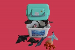 детска играчка, мека P.V.C  морски обитатели от 10 до 23 см. (16 модела 16 бр. в кутия)(продава се на кутия)
