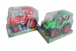ДЕТСКА играчка от пластмаса фрикшън, автовоз с 2 колички и 2 АТВ 4 цвята 46х15 см. 9000(Промоция- при покупка над 6 бр. базова цена 7,70 лв.)