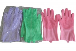 ДОМАКИНСКИ ръкавици, дълги със силиконови нишки, подходящи за миене 120 (Промоция- при покупка над 12 комплекта базова цена 2,52 лв.)