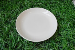 керамично изделие чиния бяла, голяма, дълбока 25х5,5 см. (30 бр. в кашон)