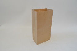 опаковъчна стока, подходяща за хранителни продукти, хартиен плик 18х9 см. товароносимост до 1 кг. (50 бр. в стек)