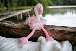 плюшена играчка, фламинго 37 см.