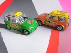 ДЕТСКА играчка от пластмаса, автомобил, такси 16 см. 999 (Промоция- при покупка над 10 бр. базова цена 1,61 лв.)