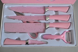 джобен нож на блистер w 58 цветна дръжка, тип карамбит 16,5 см. (12 бр. в стек)