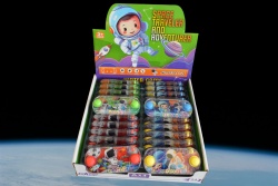 детска играчка, водна игра 13х6 см. астронафт пластмасова (24 бр. в кутия 4 цвята) 953А11