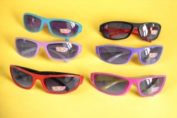 слънчеви очила, детски, двуцветни 003 (24 бр. в кутия)