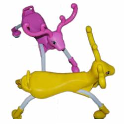 детска играчка от пластмаса, количка с очички, джип 19х8,5 см.