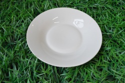 домашна потреба, меламинова чиния, бяла, порционна 25 см. CK 10210