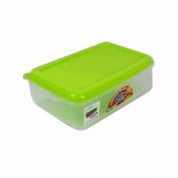 домашна потреба от силикон, кутия за храна с капак от пластмаса с датник 19х8,5 см.