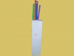 сувенири 5 бр. магнитни пластики 8,5х5,5 см. Primorsko 5 дизайна, двуизмерни на блистер 37,5х 9,5 см. (R4)