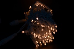 новогодишни лампи 100 бр. външни, топла светлина 10 метра LED(с всички изисквания и сертификати)(мах. отстъпка 10)