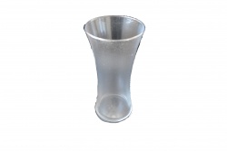 ваза, стъкло, тип чаша за алкохол 18х10 см,