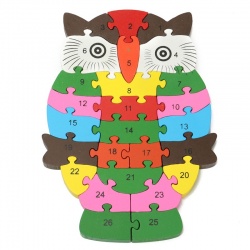 дървена играчка, математика- подреди правилно числата 29х22 см. 92-177