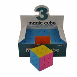 ДЕТСКА играчка, рубик кубче 3х3 реда, ярко, върти се през средата 5,7х4см 8840 (6 бр. в кутия)(Промоция- при покупка над 12 бр. базова цена 3,18 лв.)
