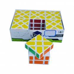 детска играчка от пластмаса, рубик кубче 5,7х5,7 см. фигури блистерна кутия