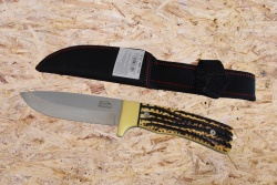 ЛОВЕН нож, кокалена дръжка в калъф 25 см. 001 (12 бр. в кутия)(Промоция- при покупка над 12 бр. базова цена 8,50 лв.)