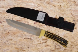 ЛОВЕН нож, кокалена дръжка в калъф 30 см. 051 (12 бр. в кутия)(Промоция- при покупка над 12 бр. базова цена 9,50 лв.)