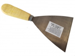 инструмент, шпатула, с гумена черно/ жълта дръжка XXL 8 инча 35х22,5 см. (12 бр. в стек)