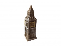 сувенир от полеризин, кула Биг Бен в Лондон 1,4х1,4х5 см. 16538 (100 бр. в стек)