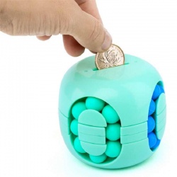 детска играчка, рубик,касичка с вградени топчета 7,5 см. (6 бр. в кутия)