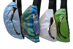 чанта за рамо текстил, дамска 4 ципа 22х23 см. (циклама, розово, светлобежаво)(10 бр. в стек)