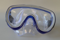 1.ПЛУВНА маска за лице Temp Glass цяло стъкло с качествена закопчалка, черно със сиво, електикаво зелено с черно, синьо с черно, без възможност за отстъпки (50 бр. в кашон)(R1)