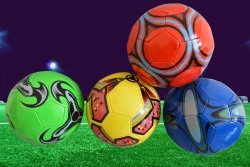 СПОРТНИ стоки, топка, футболна топка, номер 5 P.V.C  (Промоция- при покупка над 10 бр. базова цена 5,00 лв.)