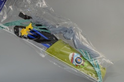 детска играчка от пластмаса, комплект за голф в мрежа 9 елемента 42 см.