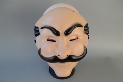 маска от пластмаса Жокера с коса 29х20 см.