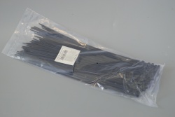 кабелни връзки 100 бр. черни 25 см. х 3,6 мм.