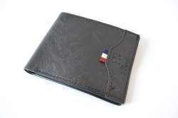 портмоне, мъжко, обшито магнитно копче, френско знаме P.V.C. 12х9 см.