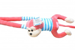 ПЛЮШЕНА играчка- маймуна, музикална 70 см. 6 разцветки(Промоция- при покупка над 24 бр. базова цена 4.64 лв.)